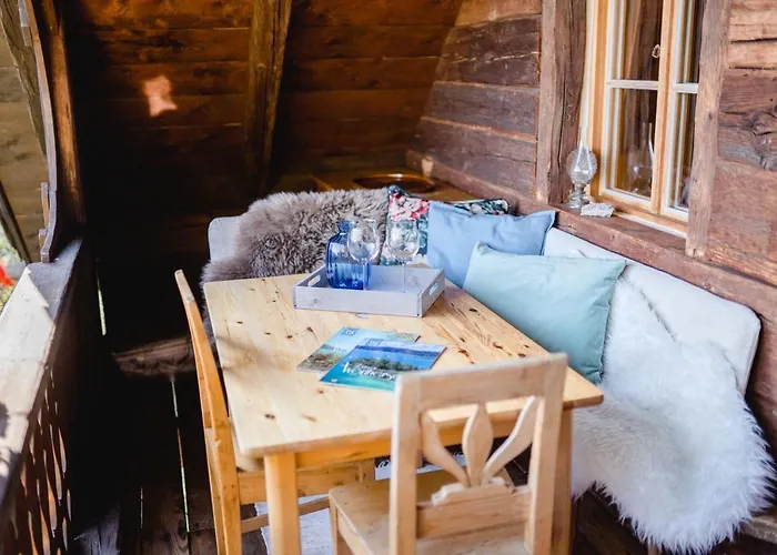 בקתה Almchalet Bei Poertschach *